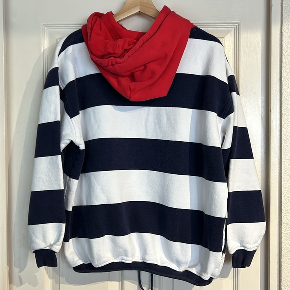 Charter Club Striped Nautical Hoodie - Picture 5 of 6